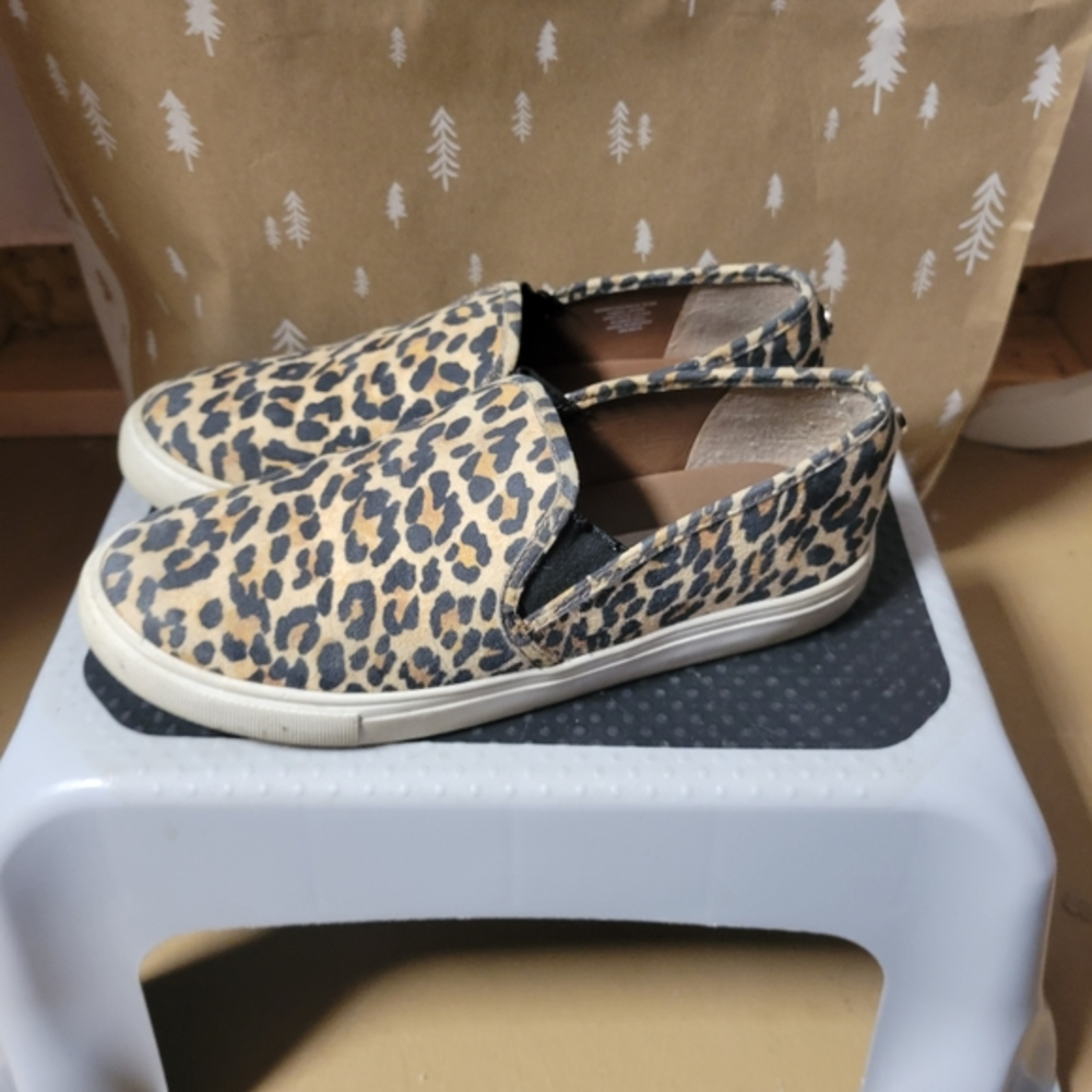 Steve Madden Leopard Print Athletic Shoes